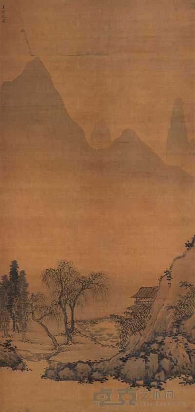 沈周（传） 山水 立轴 151.5×72cm